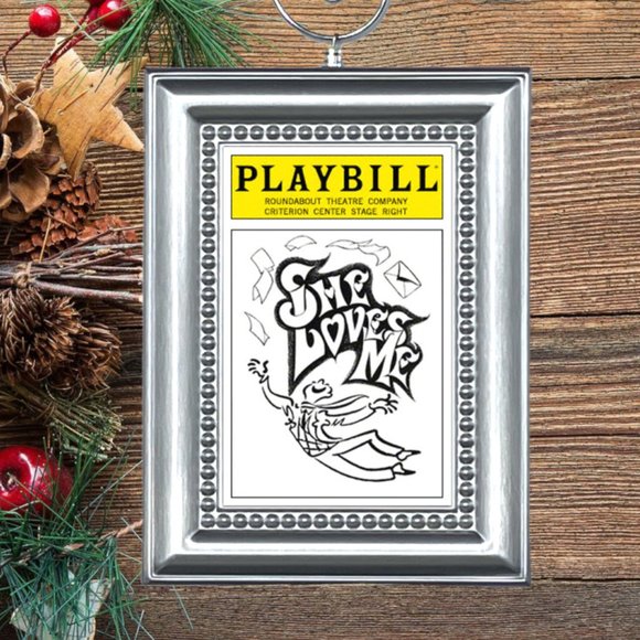 She Loves‎ Me Broadway Musical Playbill Christmas Tree Ornament - Picture 1 of 3